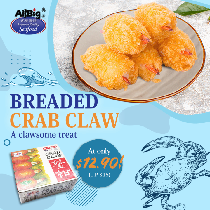 All Big Breaded Crab Claw