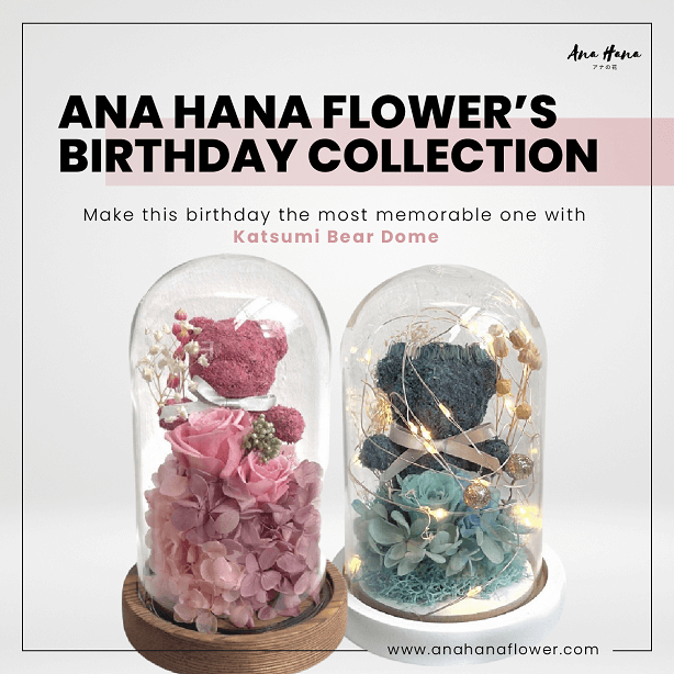 Ana Hana Flower Birthday Collection Ad
