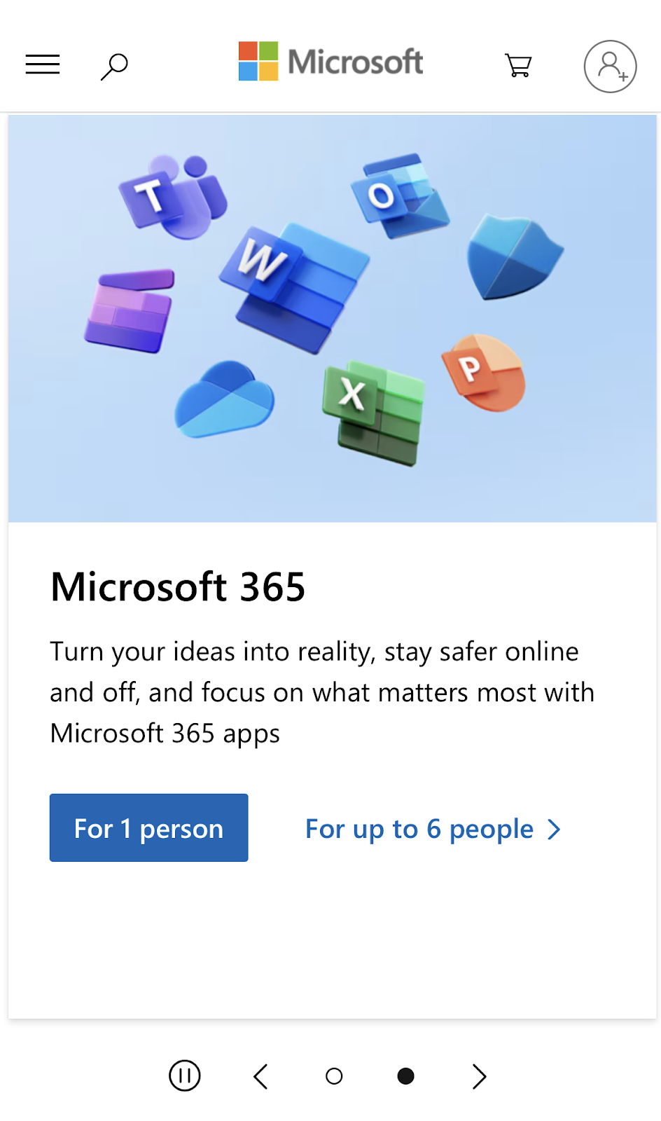 Microsoft Responsive Website Uses Helvetica