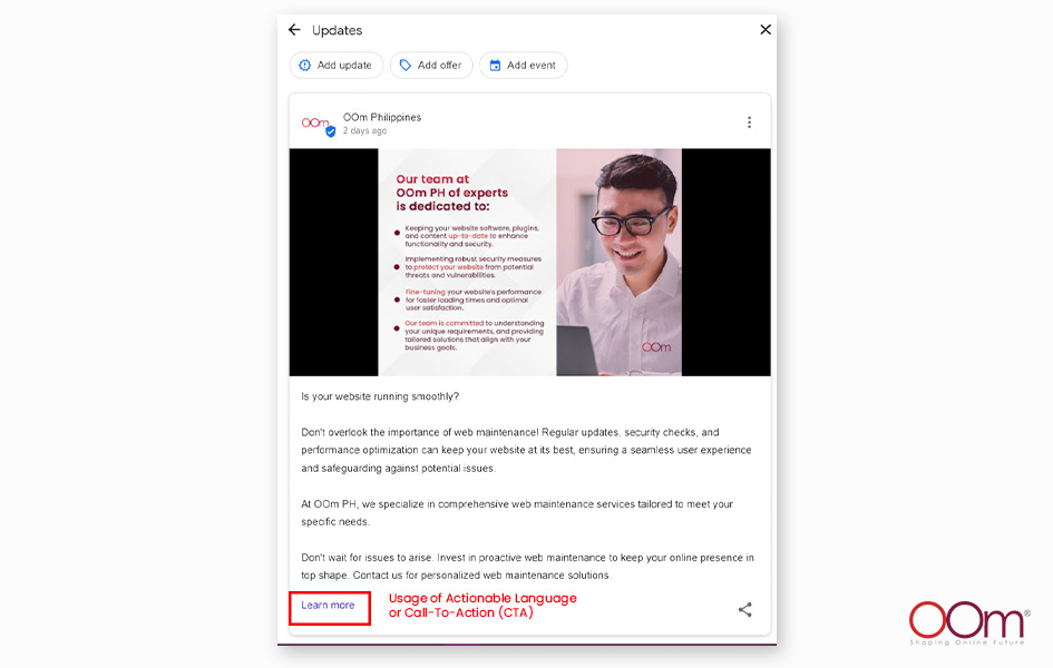Use Actionable Language